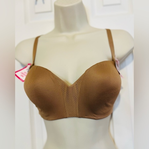 Maidenform Wireless Convertible Bra, Smooth, Secure, Brown, Size 34 D, NWT - Picture 1 of 7